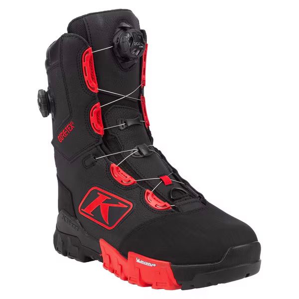 KLIM Adrenaline Pro S GTX BOA - Fiery Red - Snøscooterstøvler